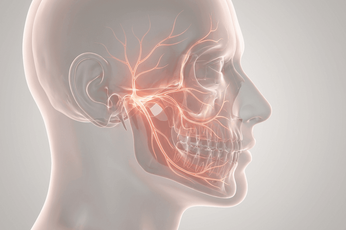 Educational illustration showing neuropathic pain